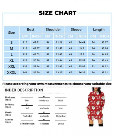 Christmas Tunic Tops for Women Crewneck Long Sleeve Loose Tunic Shirt Dress Fall Tops with Pockets 027 Red $11.22 Tops