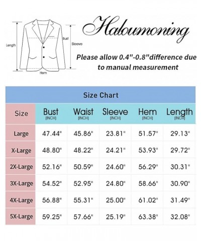 Womens Plus Size Casual Blazer Jackets Long Sleeve Open Front Buttons Work Office Lapel Blazers with Pockets 00-light Pink $2...