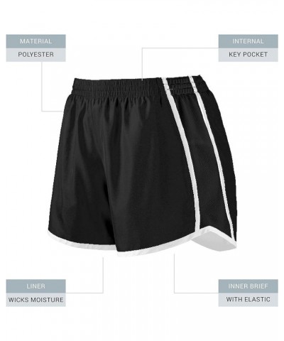 Women's Junior fit Pulse Team Short Black/Black/White $11.48 Others