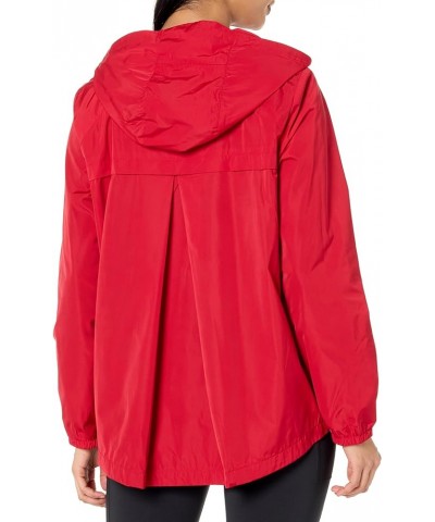 Women's Lightweight Everyday Weather Resistant Windbreaker Red $19.37 Jackets