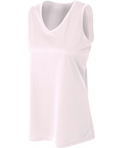 Women's Athletic Tank X-Large White $8.51 Activewear