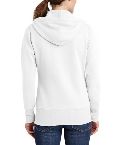 Women Core Fleece Full-Zip Hoodie Sweatshirt with Pockets Classic Fit Performance Hooded Sweatshirt for Women White $14.67 Ho...