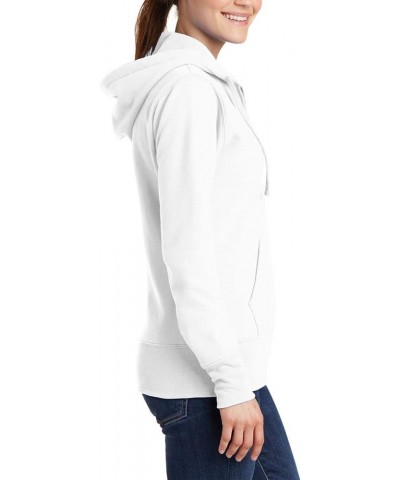 Women Core Fleece Full-Zip Hoodie Sweatshirt with Pockets Classic Fit Performance Hooded Sweatshirt for Women White $14.67 Ho...