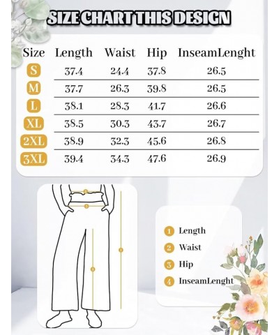 Women's Palazzo Lounge Pants Casual High Waist Drawstring Wide Leg Pants Cropped Trousers with Pocket 27"Inseam C11 Sunflower...