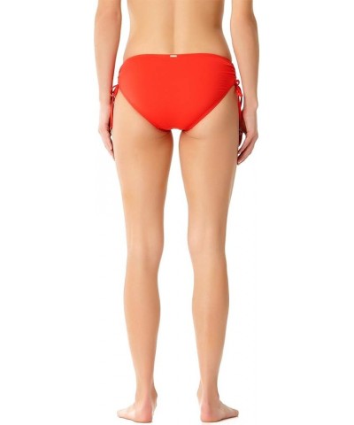 Women's Alex Solid Side Tie Adjustable Bikini Swim Bottom New Red $11.16 Swimsuits