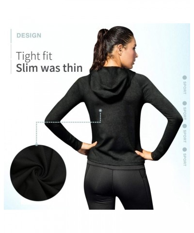 Women's Thermal Fleece Long Sleeve Top Running Athletic Shirt Sports Workout Tops Winter Warm Shirts Black $5.99 Activewear