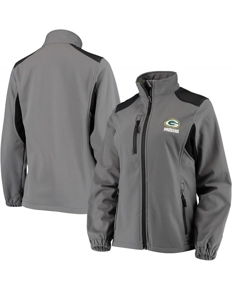 Women's Softshell Jacket Green Bay Packers Gray $52.77 Jackets