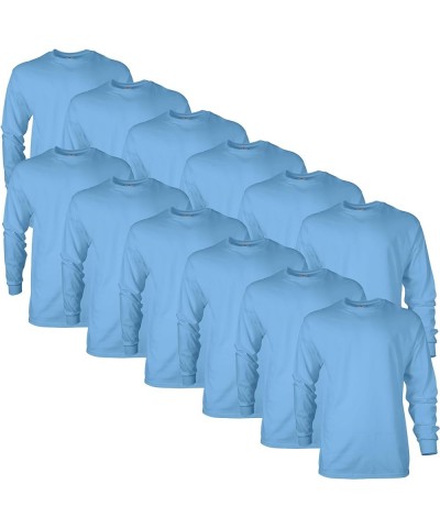 Adult Ultra Cotton Long Sleeve T-Shirt, Style G2400, Multipack 12 Carolina Blue (12-pack) $8.40 T-Shirts