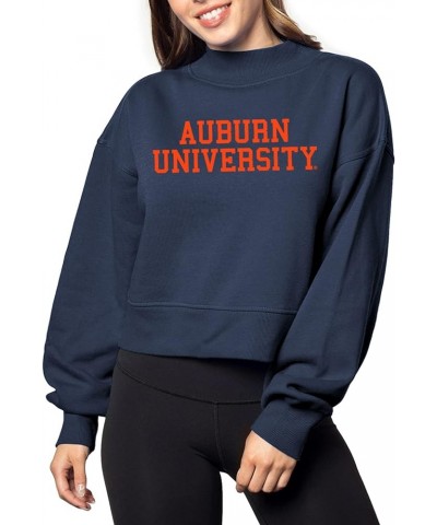 Women's Haily Sweatshirt Auburn Tigers Navy $21.78 Activewear