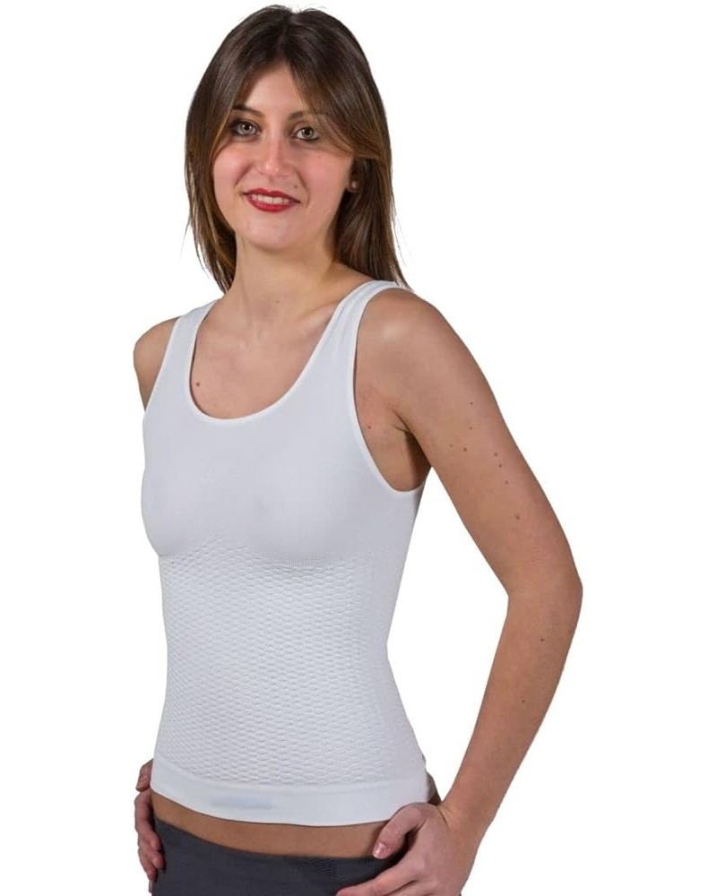 Anti cellulite slimming vest, modelling shirt + silver White $20.11 Tops