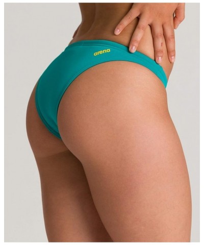 Women's Standard Rulebreaker Free Brief Bikini Bottoms Athletic Sport Swimsuit Persian Green $11.16 Swimsuits