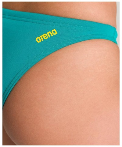 Women's Standard Rulebreaker Free Brief Bikini Bottoms Athletic Sport Swimsuit Persian Green $11.16 Swimsuits