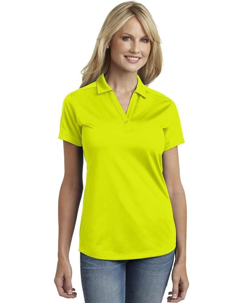 Ladies Diamond Jacquard Polo. L569 Citron $10.68 Shirts