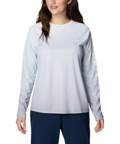 Women's Tidal Deflector Long Sleeve City Grey Gradient $19.74 Activewear