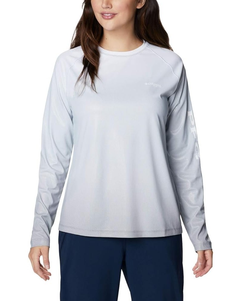 Women's Tidal Deflector Long Sleeve City Grey Gradient $19.74 Activewear