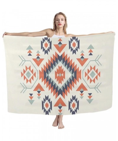 Women Swimsuit Cover Up Beach Sarong Coverups Plus Size Wrap Skirt Tribal Ethnic Southwestern Navajo $10.75 Swimsuits