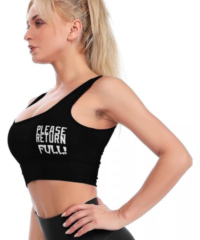 BITE ME Sports Bra for Women Padded Bra Yoga Crop Tank Tops Fitness Workout Running Top Funny-11 $9.00 Lingerie