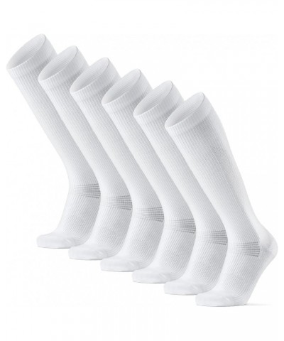 Graduated Compression Socks, 14-18mmHg, Organic Cotton, 3 Pack White $19.18 Activewear