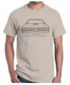 1970 1971 Mercury Cyclone Closed Headlight Front End Design Classic Print Tshirt Sand $10.50 T-Shirts