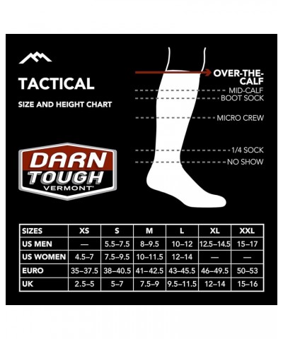 DARN TOUGH Tactical Midweight Boot Sock (Style T4021) Desert Tan $18.64 Socks