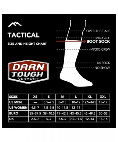 DARN TOUGH Tactical Midweight Boot Sock (Style T4021) Desert Tan $18.64 Socks