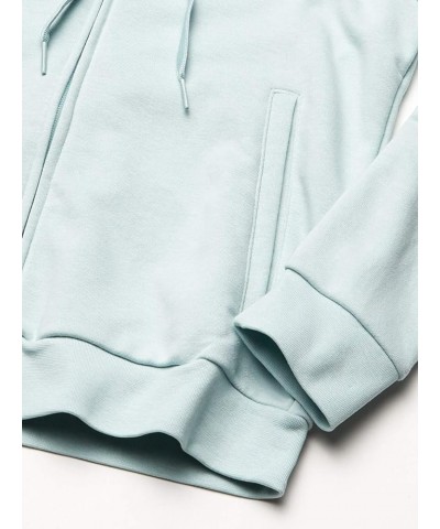 Women's Essentials Hooded Track Jacket Green Tint/Copper Metallic $33.15 Hoodies & Sweatshirts