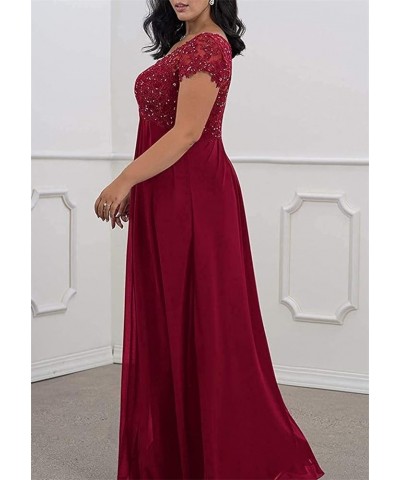 Mother of The Bride Dresses Chiffon Wedding Guest Dresses for Women Lace Mother of Groom Dresses Long Mauve $43.98 Dresses