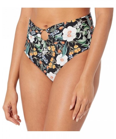 Women's Standard Woodstock High Rise Bikini Bottom Swimsuit Inflorescence Floral $35.24 Swimsuits