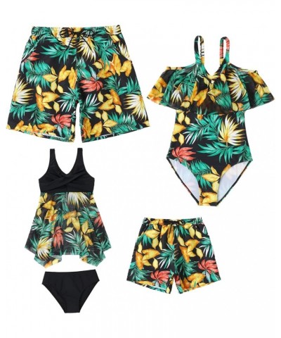 Matching Family Swimsuit Set Mommy and Me High Waisted Bikini Bathing Suit Two Piece V Neck Girls Swimsuit Mom 5 $9.50 Swimsuits