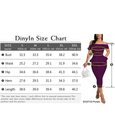 Church Dresses for Women Bodycon Vintage Wrap Work Business Midi Pencil Dress 10purple $16.81 Dresses