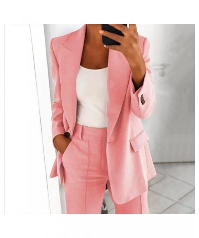 Women's Oversized Blazer Suit Long Sleeve Casual Jacket Boyfriend Style Open Front Lapel Work Office Blazer with Pockets G pi...