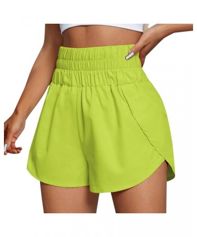 Sweat Shorts for Women with Pockets Yoga Running Gym Shorts Stretchy High Waisted Comfy Lounge Shorts A05-mint Green $6.71 Ac...