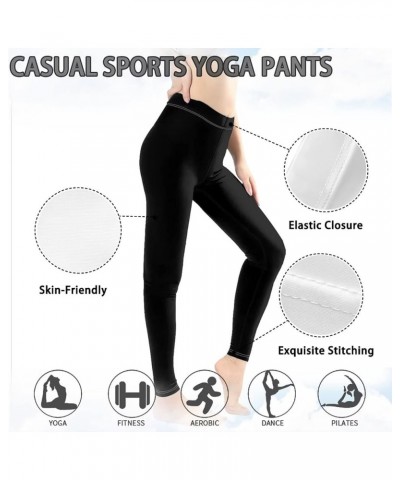 Womens Yoga Pants Soft Comfortable Full Length Leggings High Waist Athletic Workout Tights Solid Black $10.08 Activewear