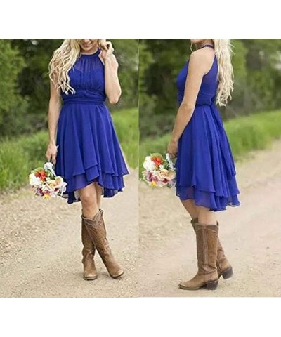 Women's Knee Length Country Bridesmaid Dress Western Wedding Guest Dress Lemon1 $22.00 Dresses