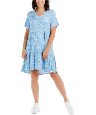 Women's Tammy Tiered Dress Blue $21.79 Dresses