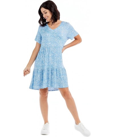 Women's Tammy Tiered Dress Blue $21.79 Dresses