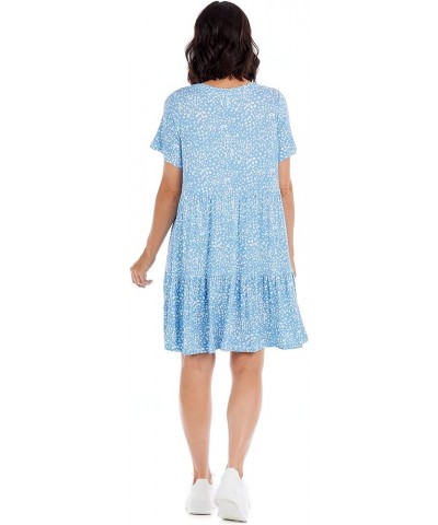 Women's Tammy Tiered Dress Blue $21.79 Dresses