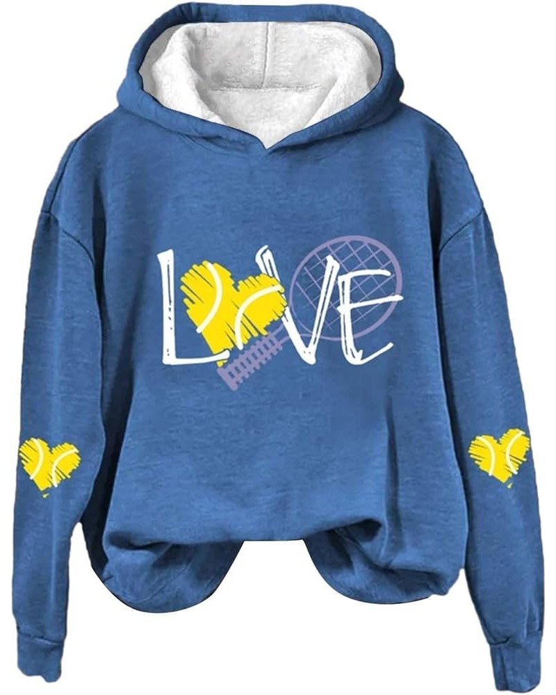 love hoodies for women distressed sweatshirt winter fashion three quarter zip women lightweight Blue-b $10.49 Hoodies & Sweat...