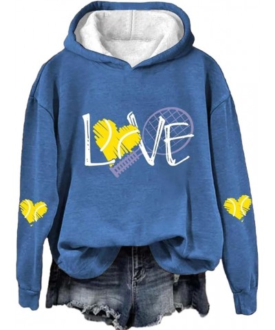 love hoodies for women distressed sweatshirt winter fashion three quarter zip women lightweight Blue-b $10.49 Hoodies & Sweat...