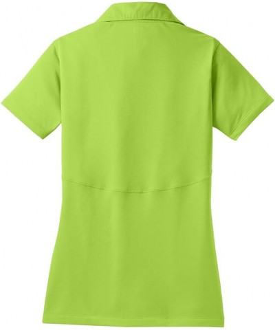 Dri-Equip Ladies Micropique Moisture Wicking Polo Sizes XS-4XL Lime Shock $21.82 Shirts