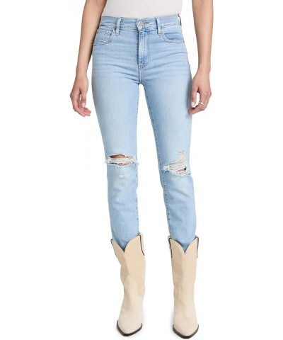 Women's Premium 724 High Rise Straight Jeans Mind My Business - Light Indigo $24.99 Jeans