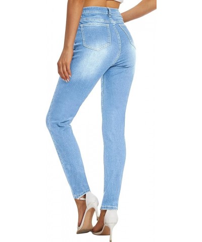 Women's High Waisted Jeans for Women Distressed Ripped Jeans Slim Fit Butt Lifting Skinny Stretch Jeans Denim Pants 036_bay B...