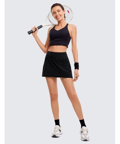 Womens Pleated Tennis Skirts with Pockets High Waisted Athletic Golf Skorts Skirts for Women Soft Breathable Cute Black $21.2...