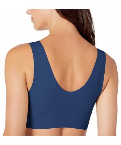 Women's Comfort Revolution Easylite Wireless T-Shirt Bra, Pullover Wirefree T-Shirt Bra In the Navy $14.84 Lingerie