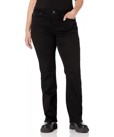 Women's Plus Size Jean Bootleg Luxe Black $15.55 Jeans