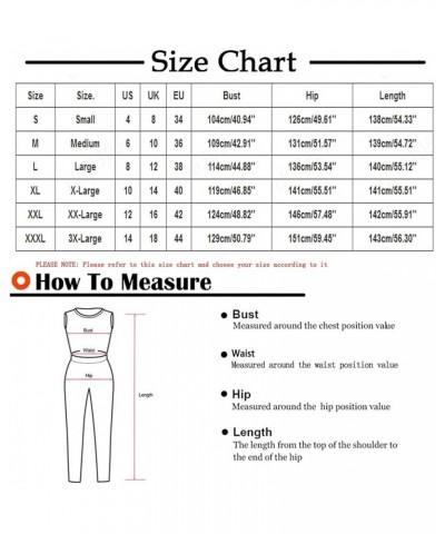 Women's Overall Jumpsuit Casual Summer Rompers Spaghetti Strap Jumpers with Pockets Sleevless Baggy Overalls Playsuit T1-brow...