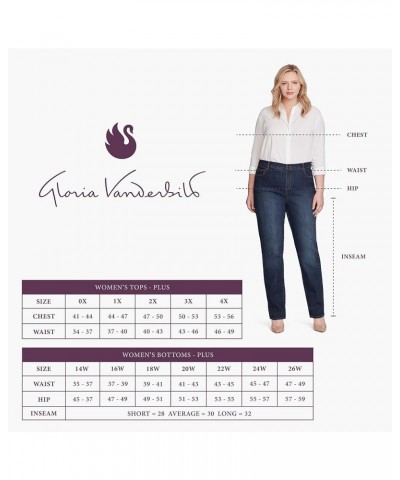 Women's Amanda Classic High Rise Tapered Jean Frosted Glass $13.75 Jeans