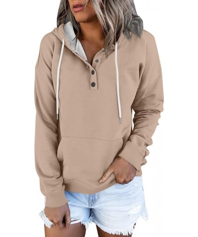 Hoodies for Women Hoodies Y2K Womens Oversized Hoodies Fleece Sweatshirts Long Sleeve Sweaters Pullover with Pocket 01-camel ...