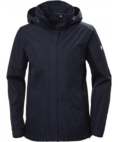 Women's Aden Waterproof Windproof Breathable Packable Hood Rain Coat Jacket 597 Navy $44.82 Coats