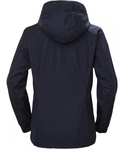 Women's Aden Waterproof Windproof Breathable Packable Hood Rain Coat Jacket 597 Navy $44.82 Coats